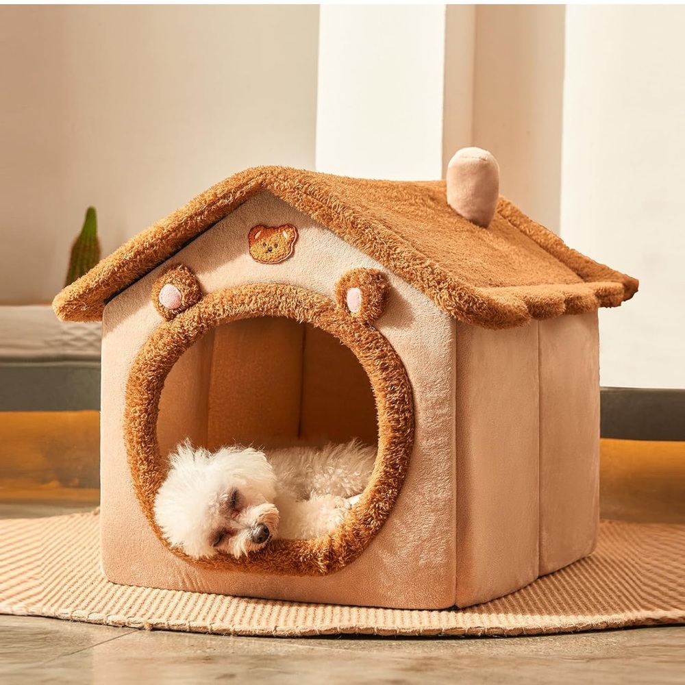 Cozy Tan Pet House